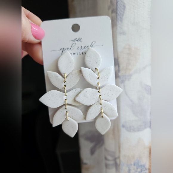 Handmade Polymer Clay Dangles - Picture 1 of 4